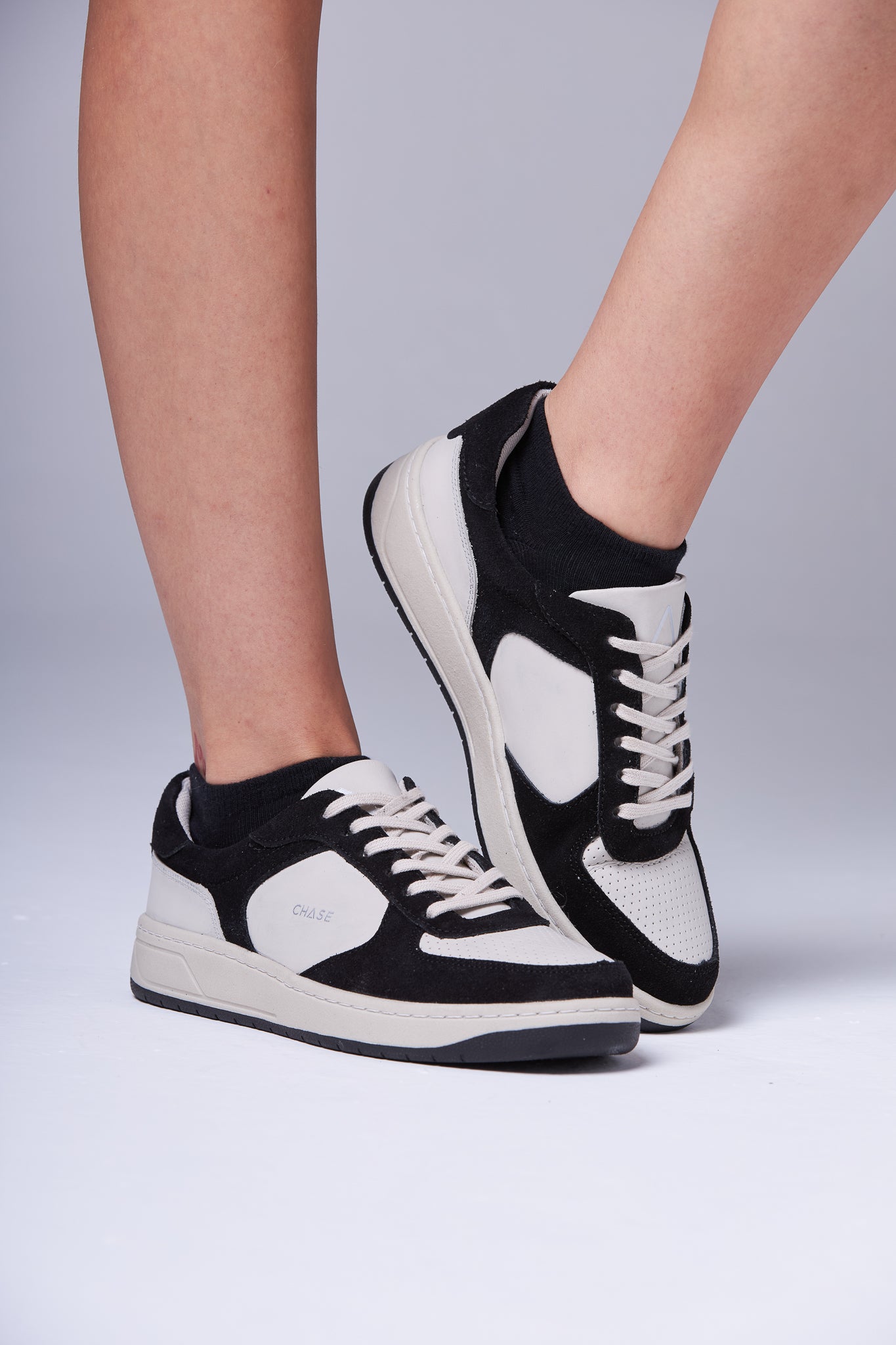 Meia Chase Low Black