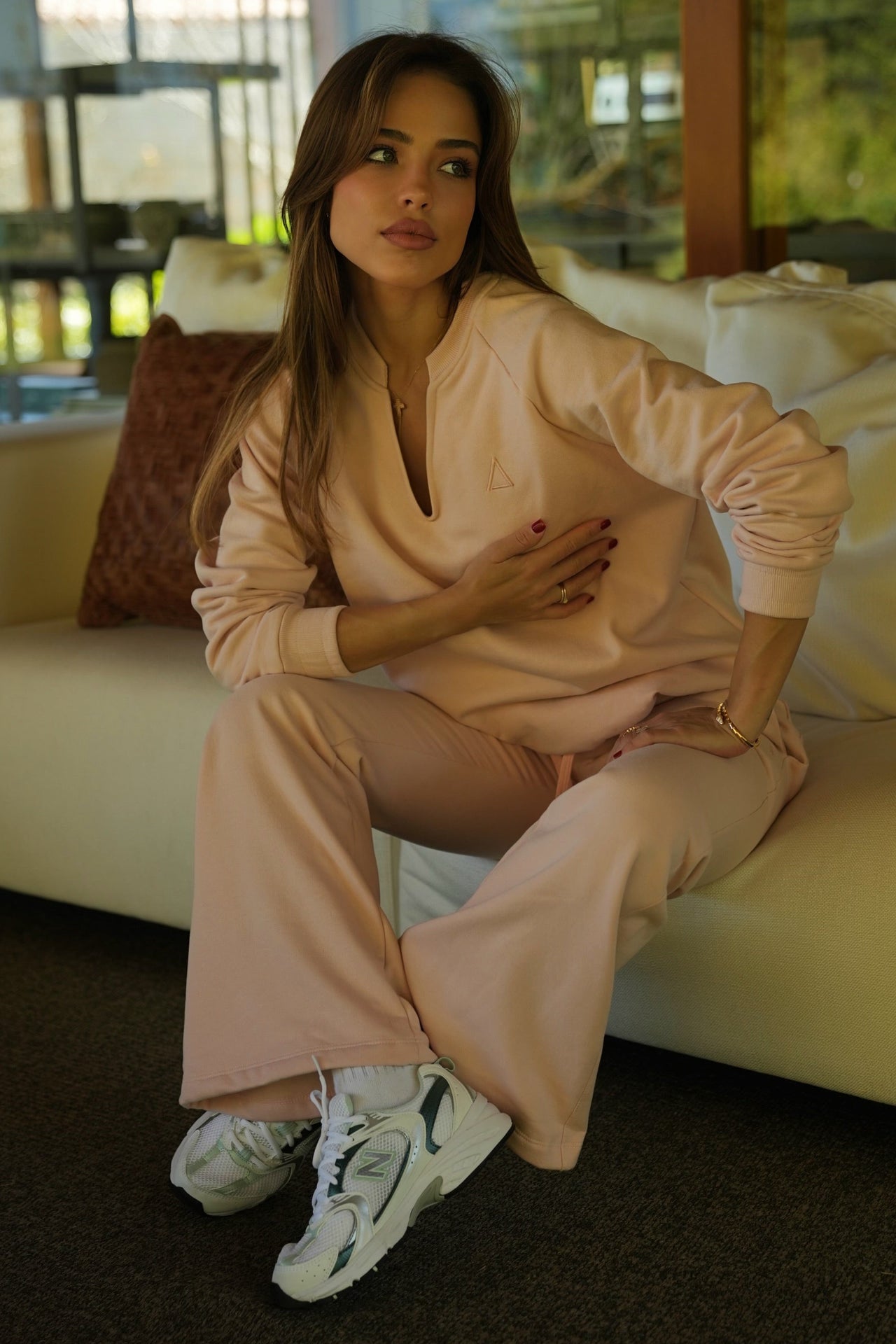 Moletom Straight Flare Light Pink