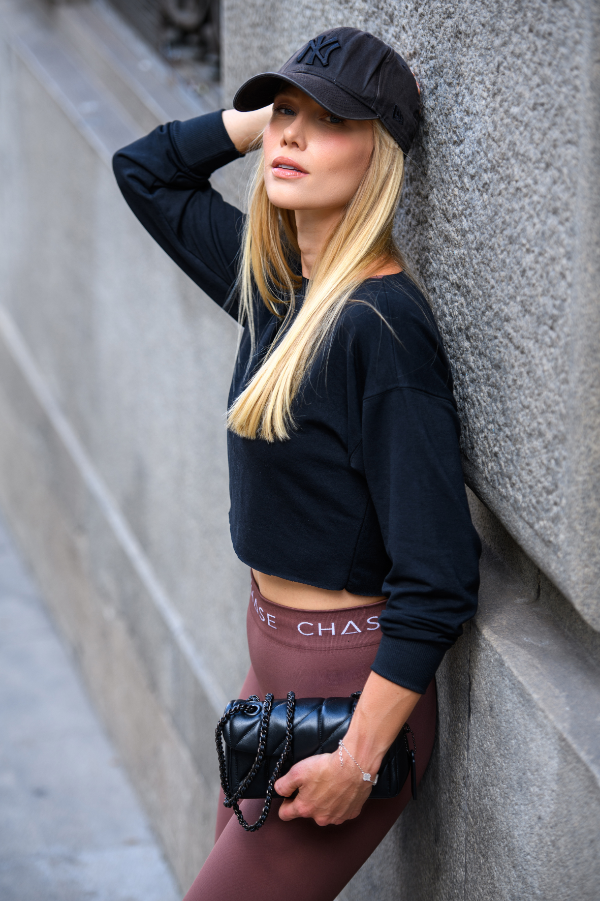 Cropped Over Moletom Black