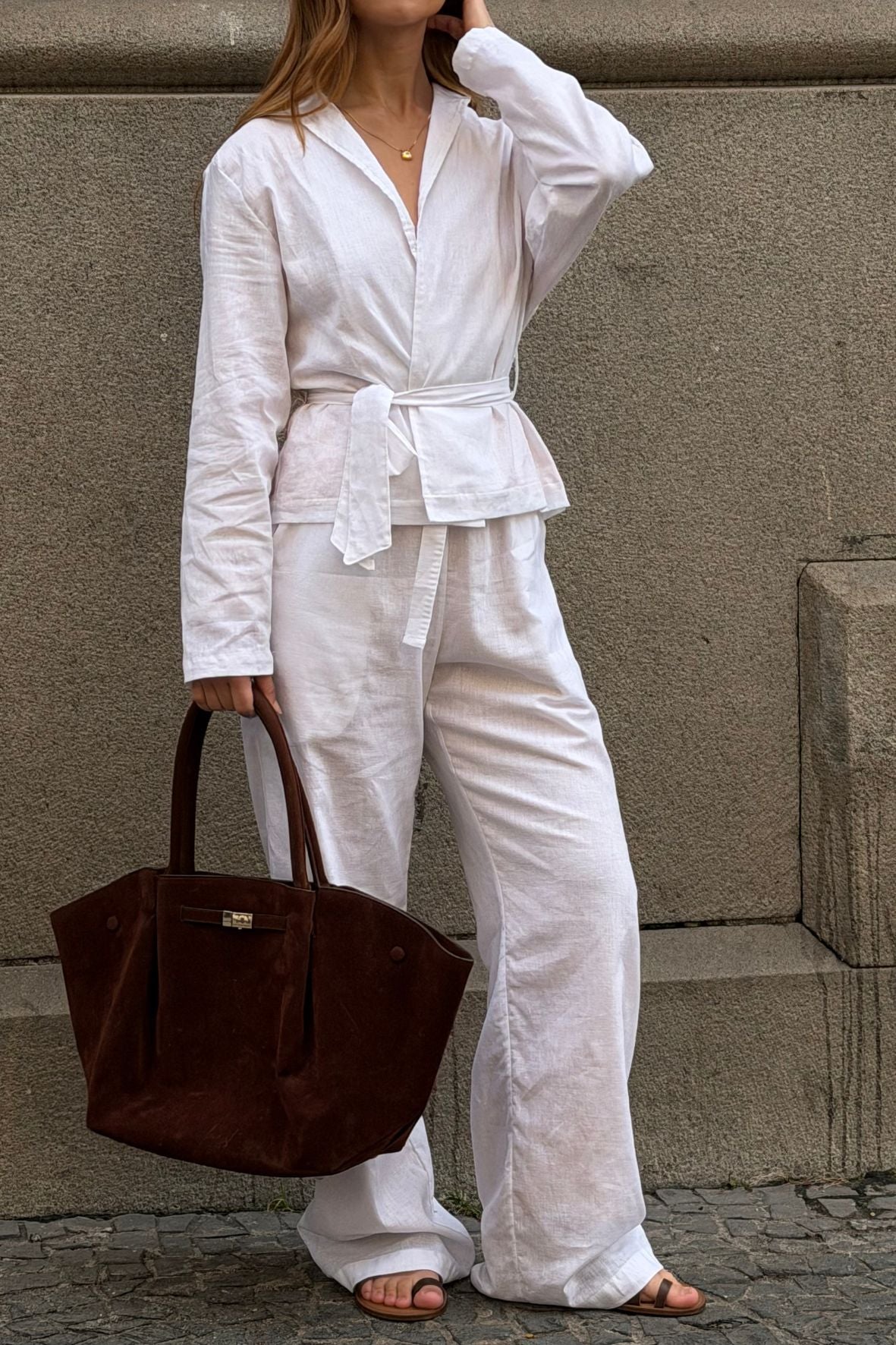 Kimono Linho White