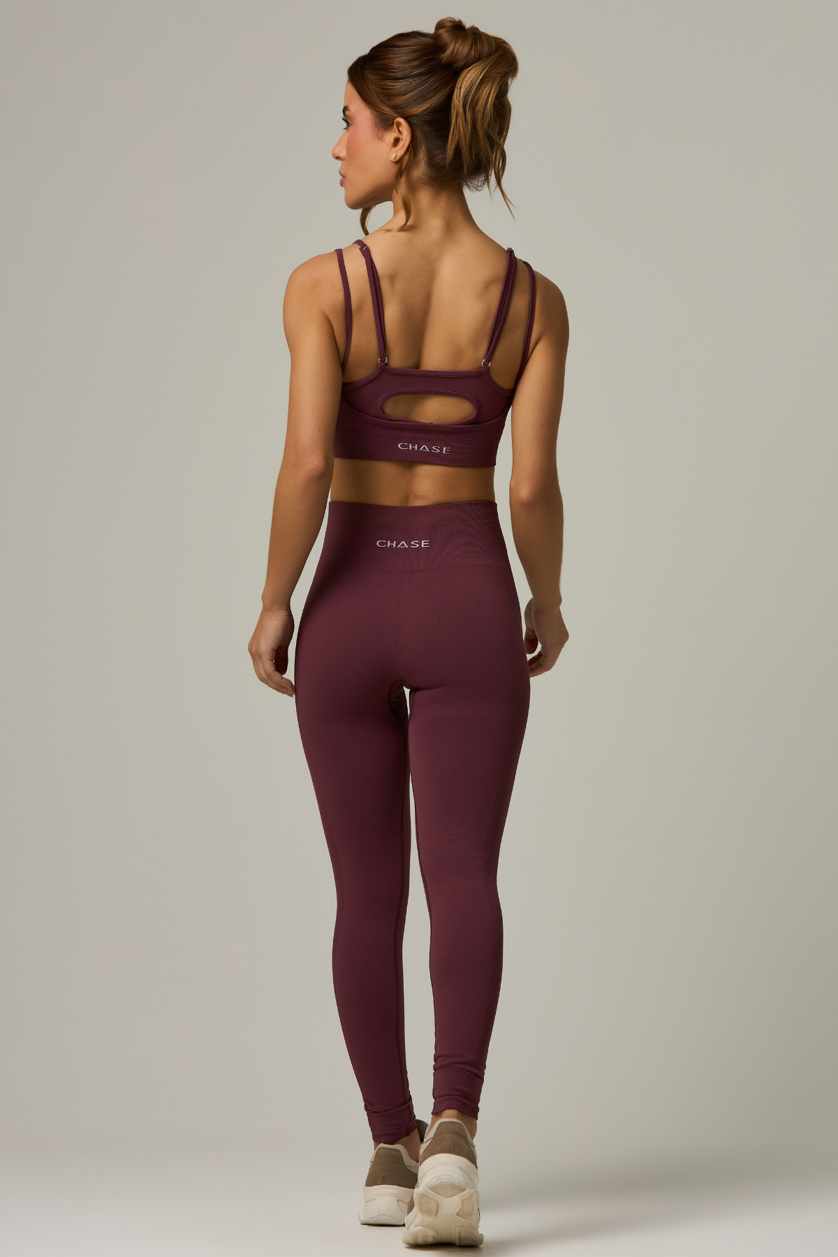 Legging Caos Seamless Burgundy