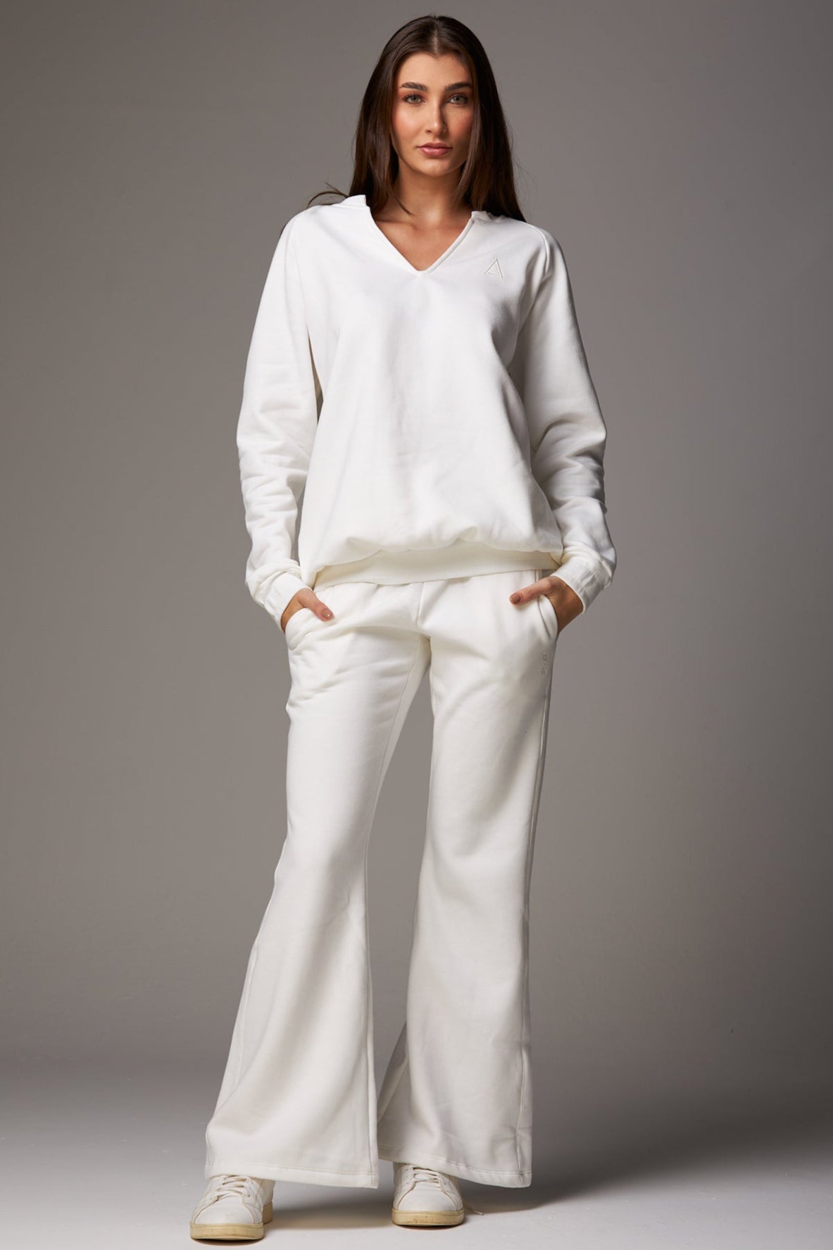 Moletom Straight Flare Off White