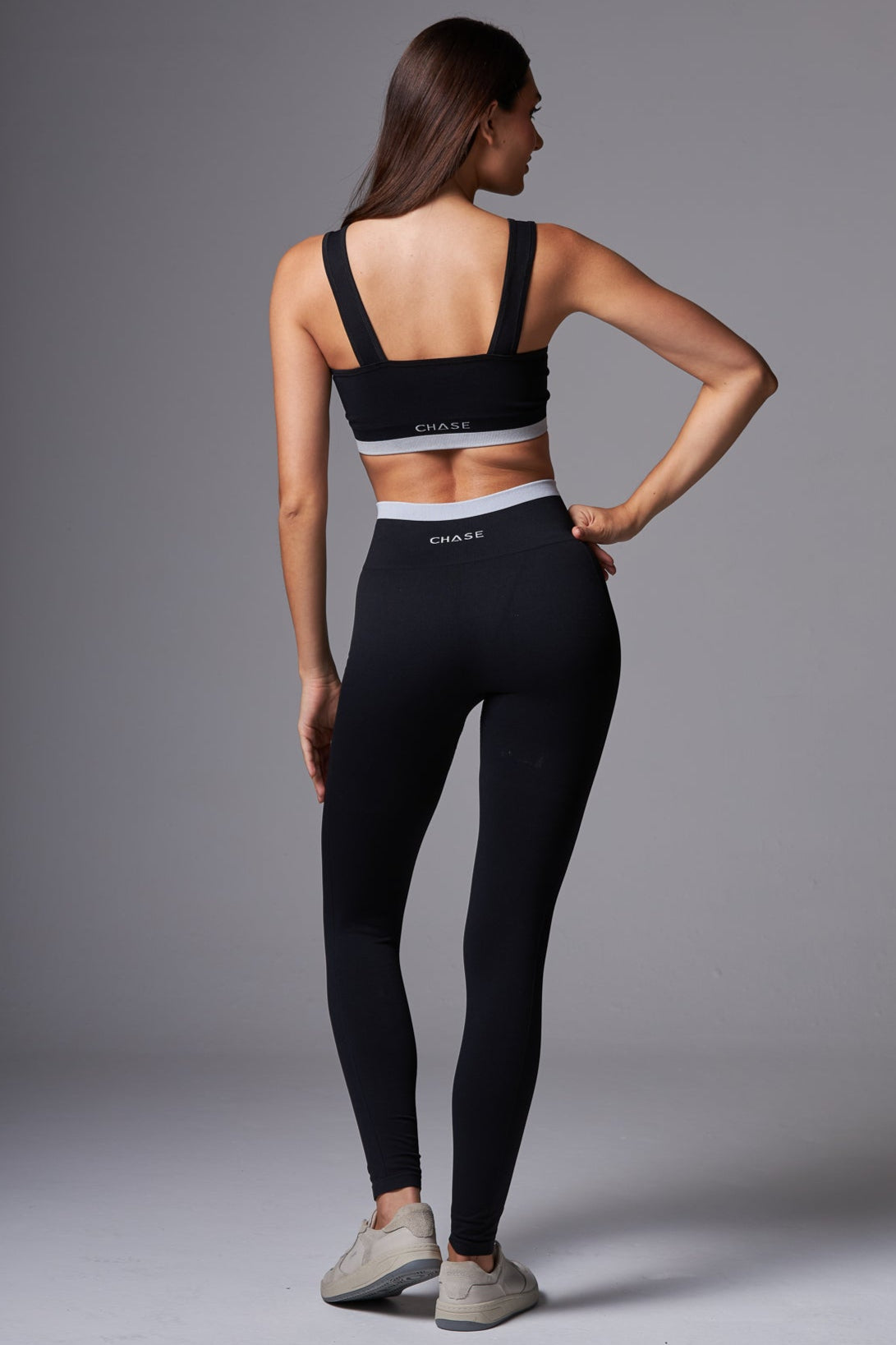 Legging Stripe Seamless Black&White