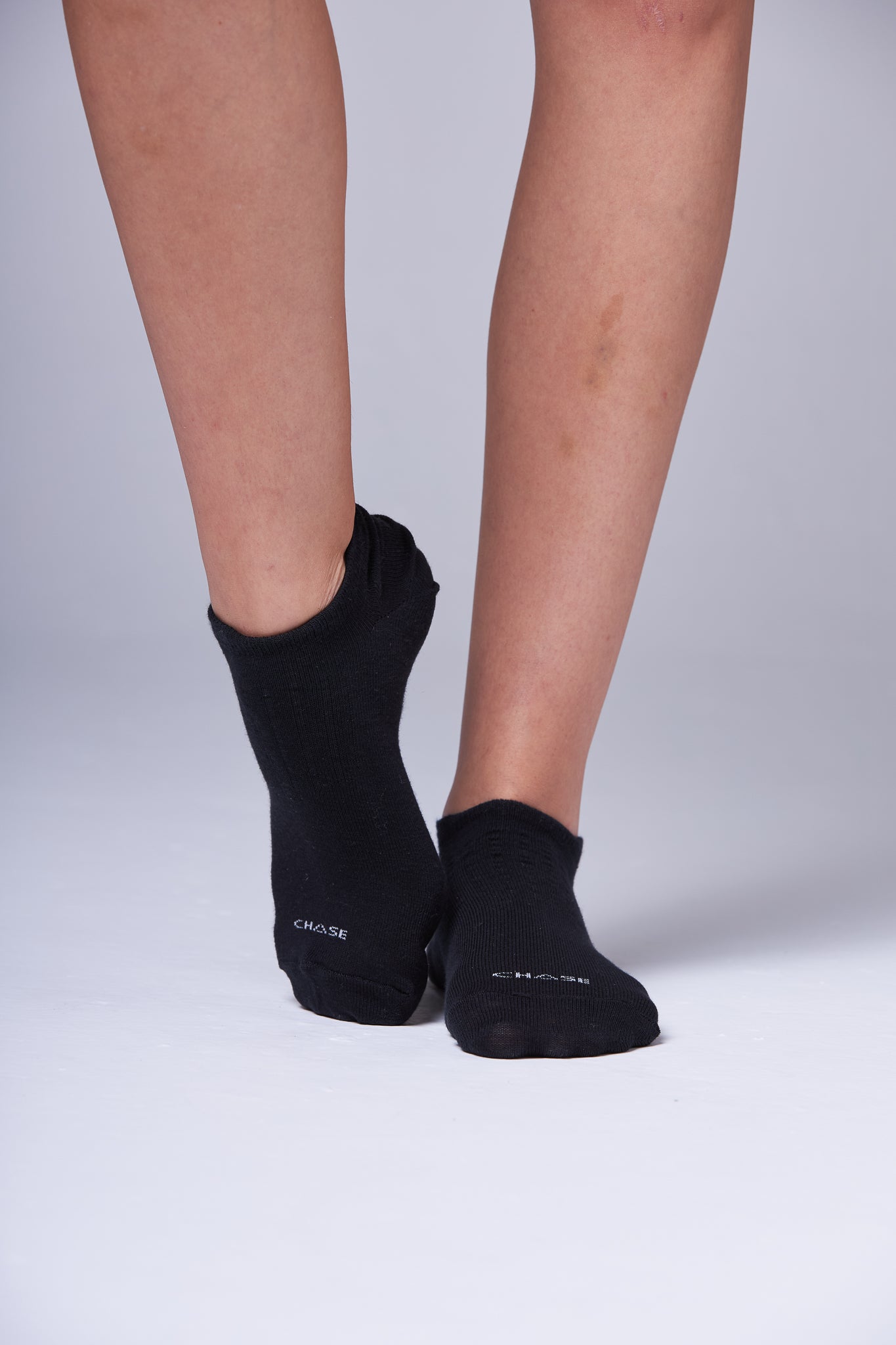 Meia Chase Low Black