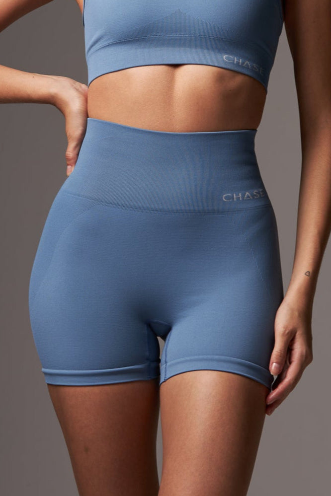 Short Pure Seamless Coronet Blue