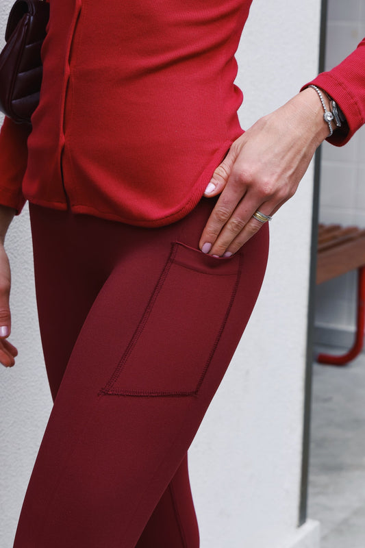 Legging Jockey Seamless Tibetan Red