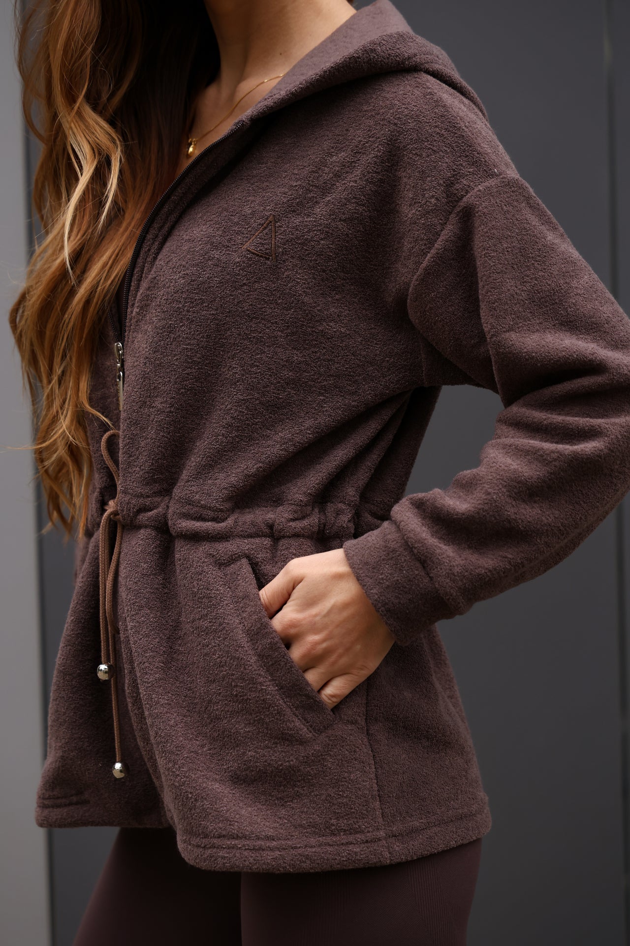 Parka Boucle Chocolate Martini