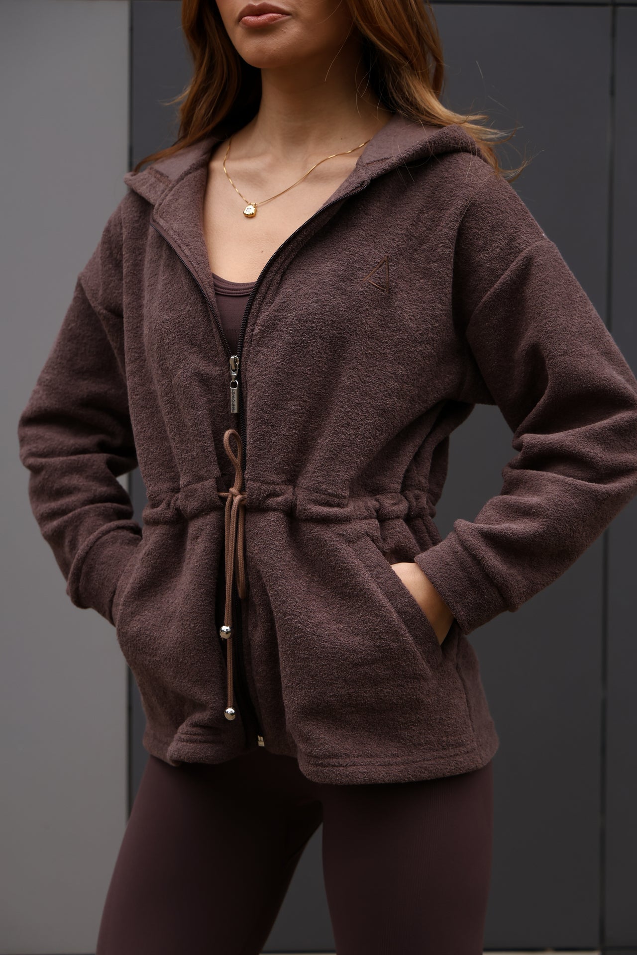 Parka Boucle Chocolate Martini