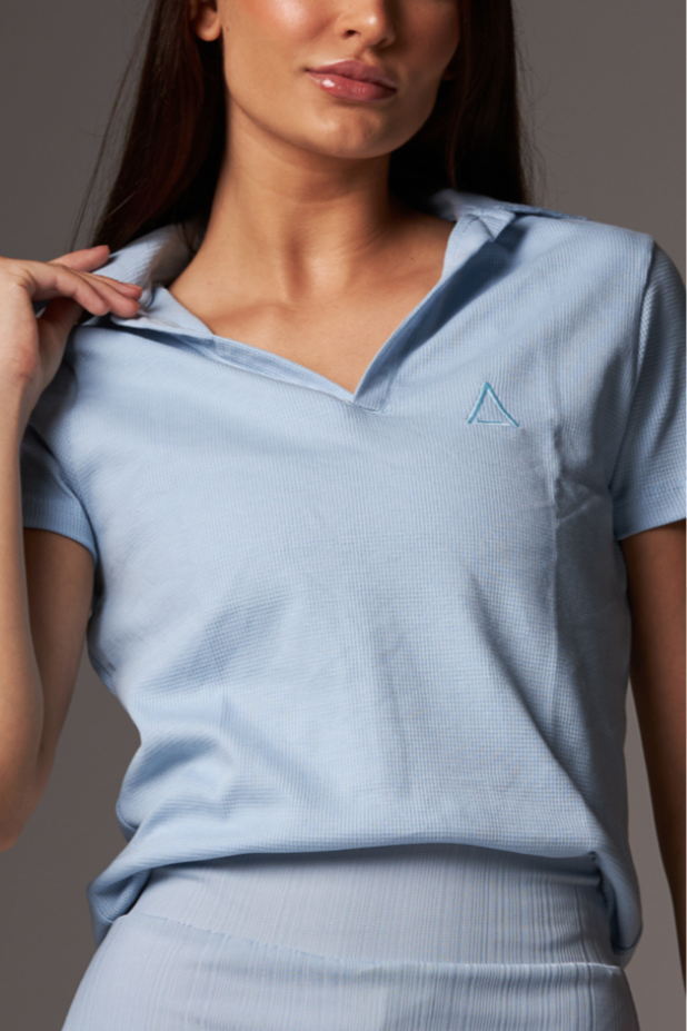 Low Key Polo Light Blue