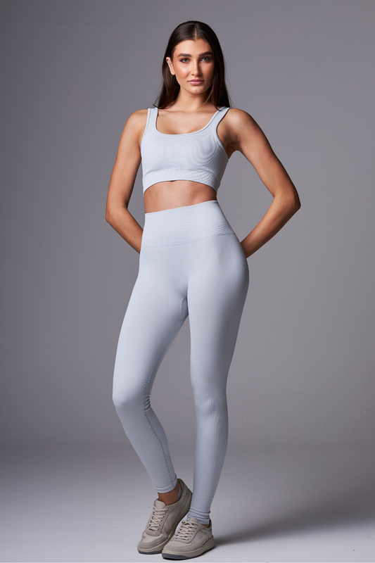 Legging Outsider Seamless Gray Violet