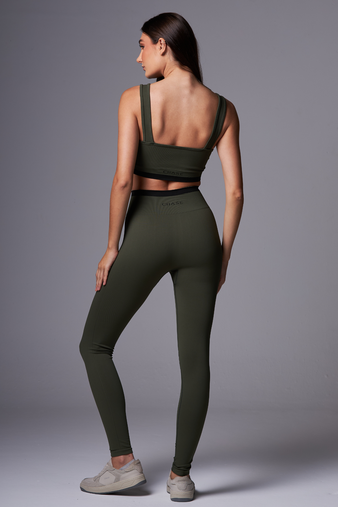 Legging Stripe Seamless Jungle&Black