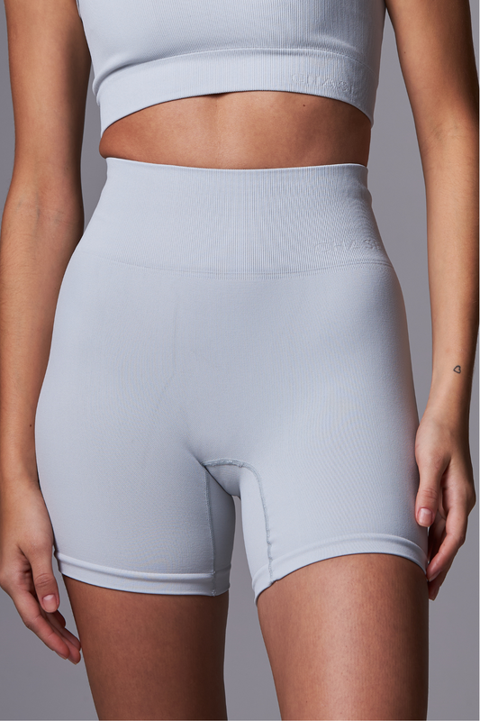 Short Outsider Seamless Gray Violet