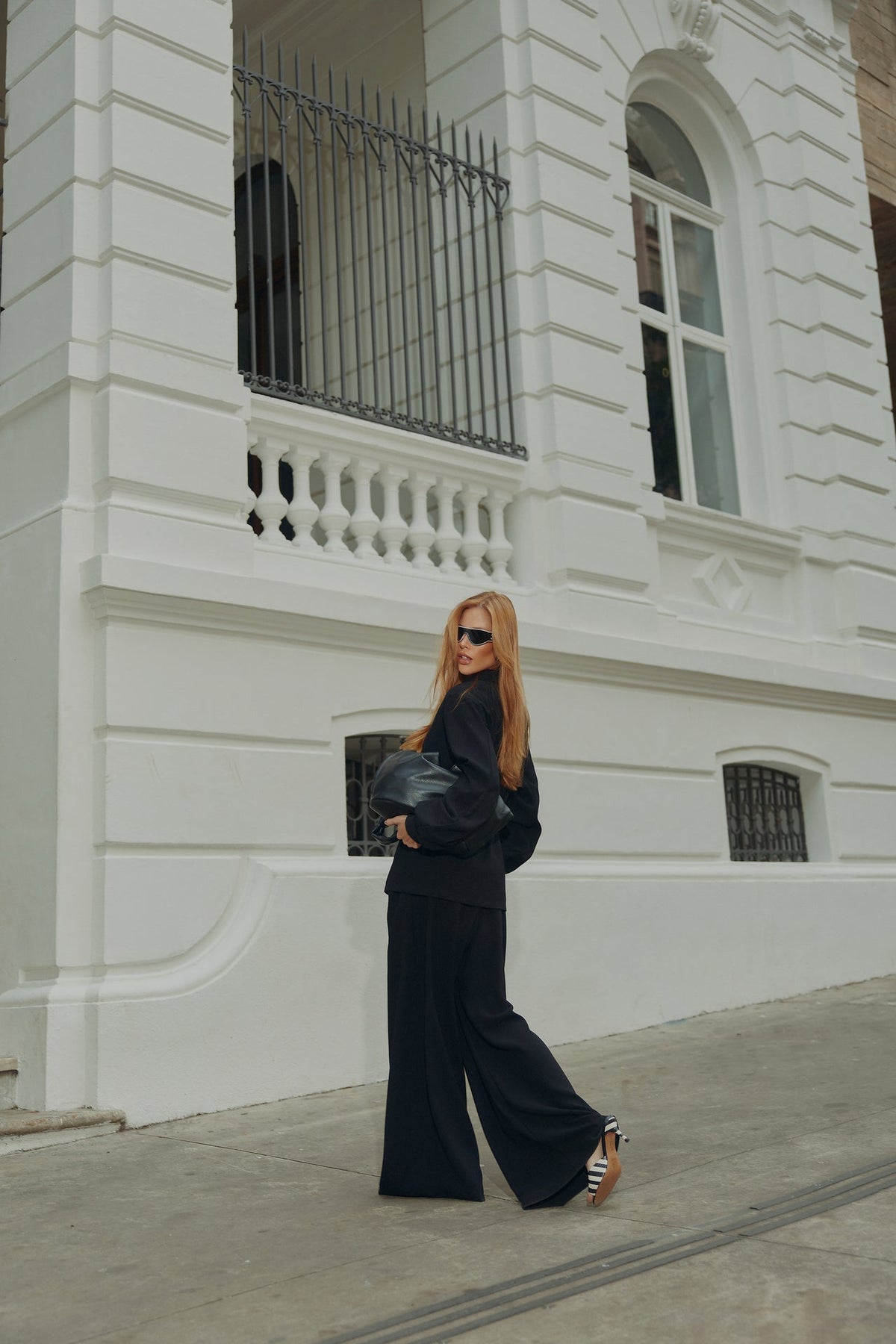 Wide Pants Social Basic Black