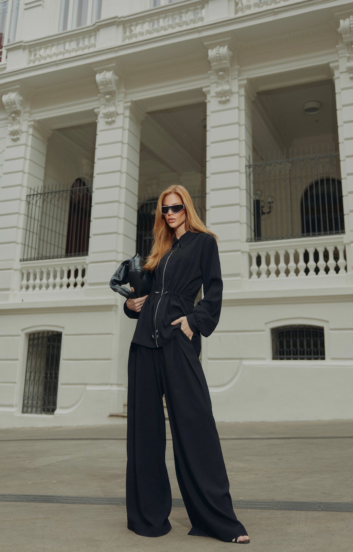 Wide Pants Social Basic Black