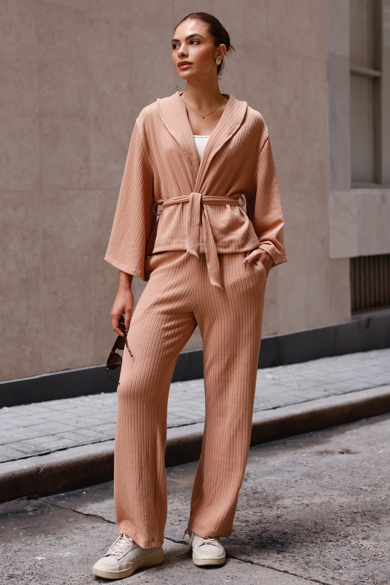 Wide Leg Light Tricot Nude