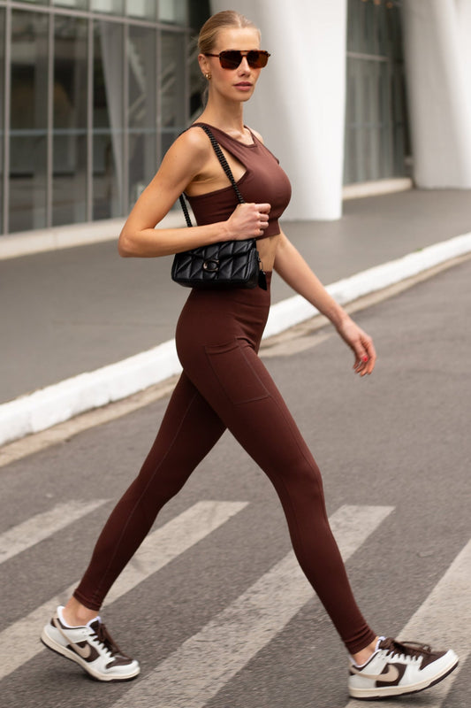 Legging Jockey Seamless Dark Brown