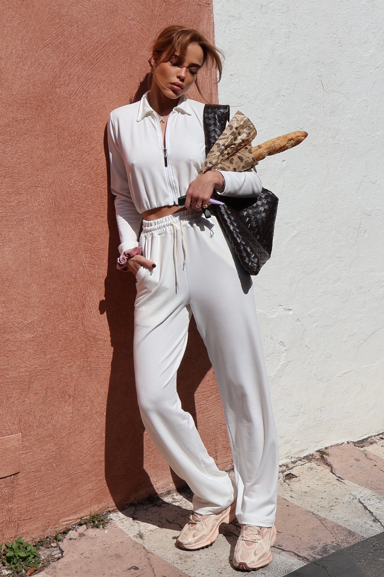 Sweat Middle Bomber Pearl