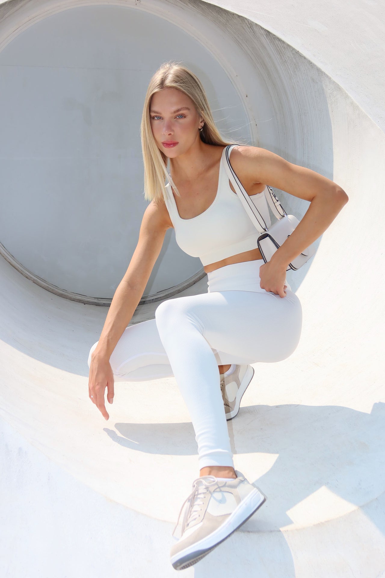 Top Outsider Seamless Off White