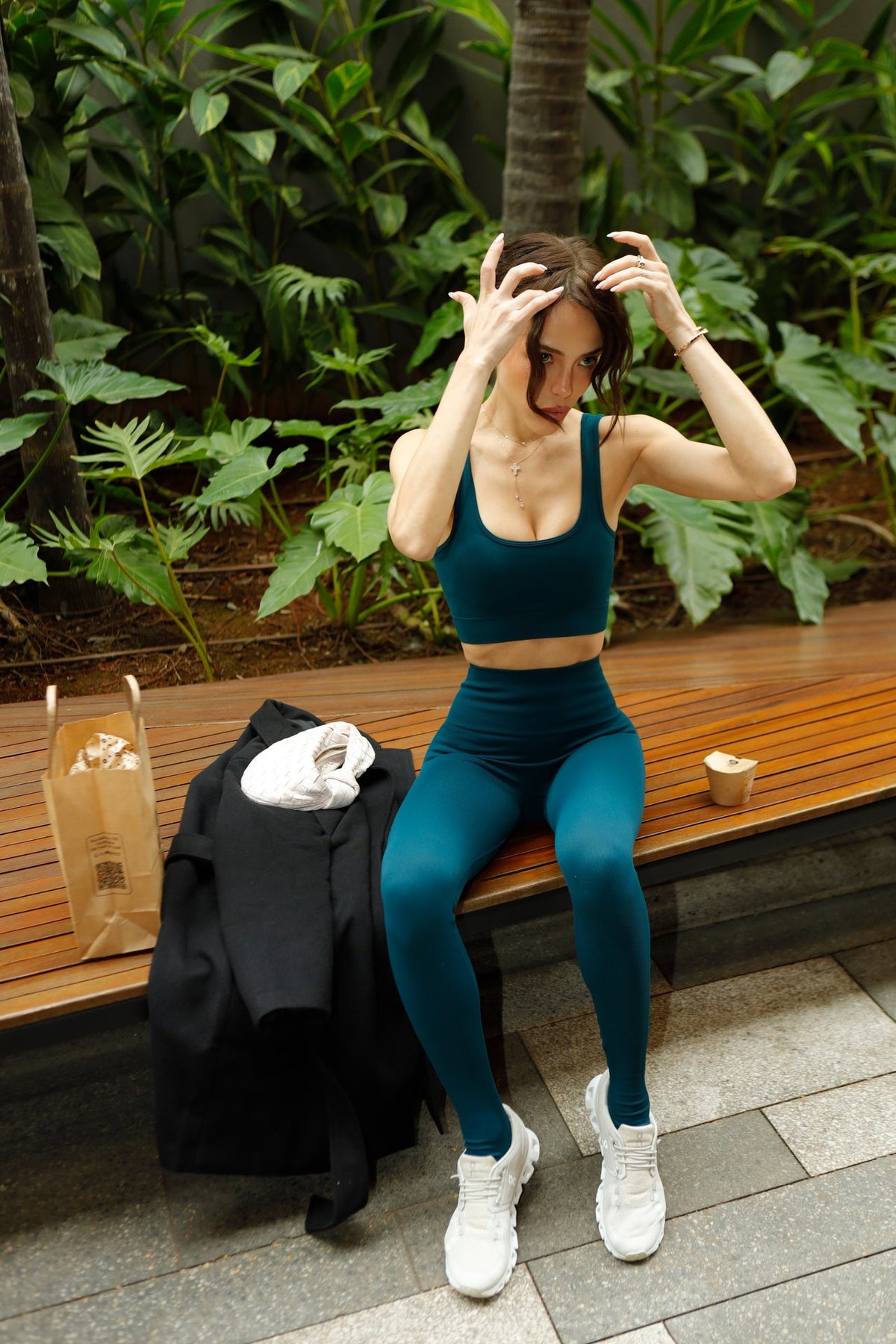 Legging Outsider Seamless Dark Sea