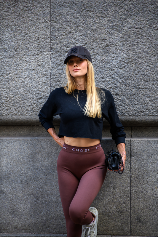 Cropped Over Moletom Black