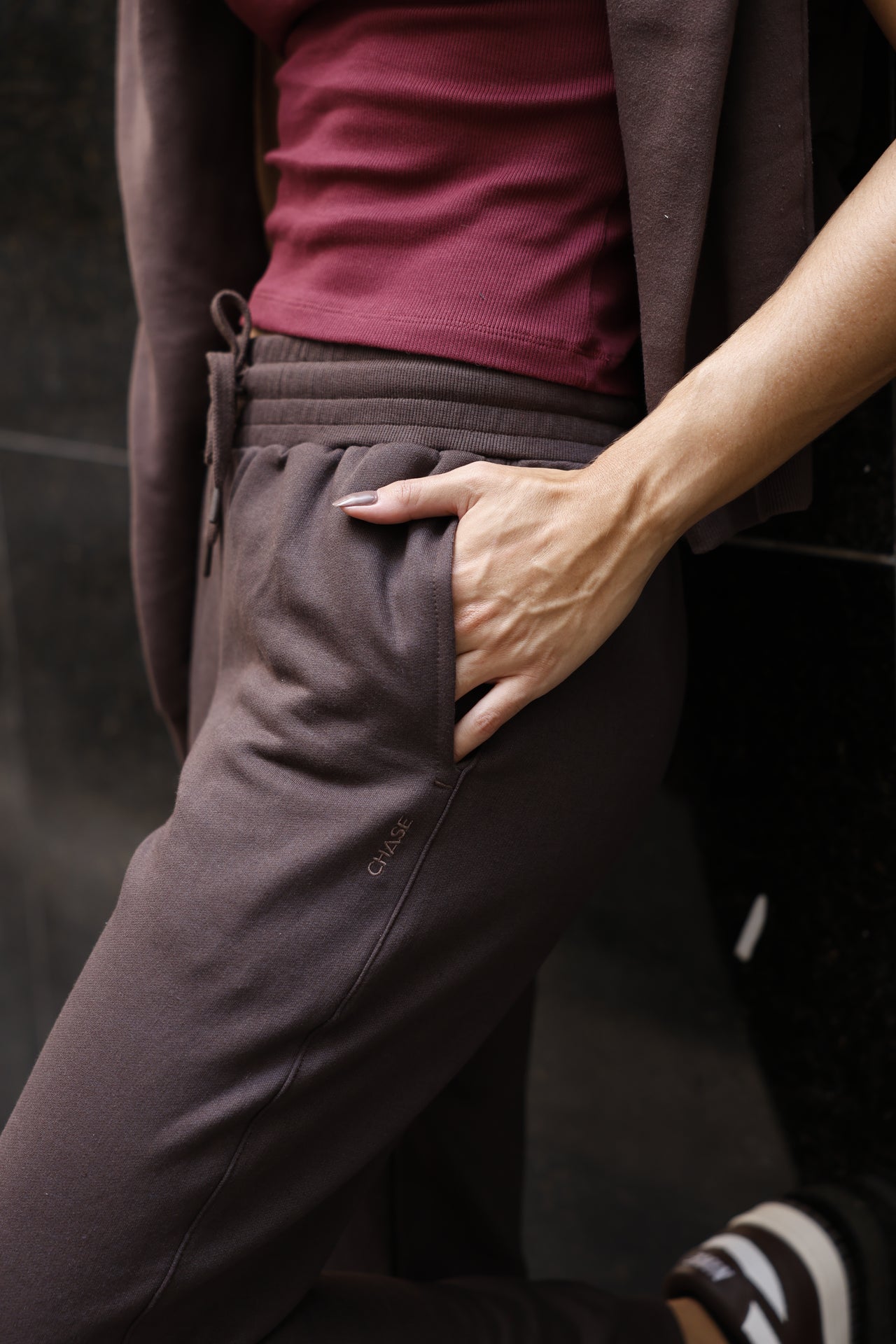 Moletom Jogger Dark Brown