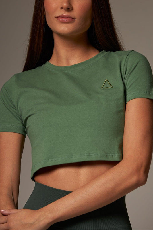 Cropped Essential Botanic Green - chasebrasil.com