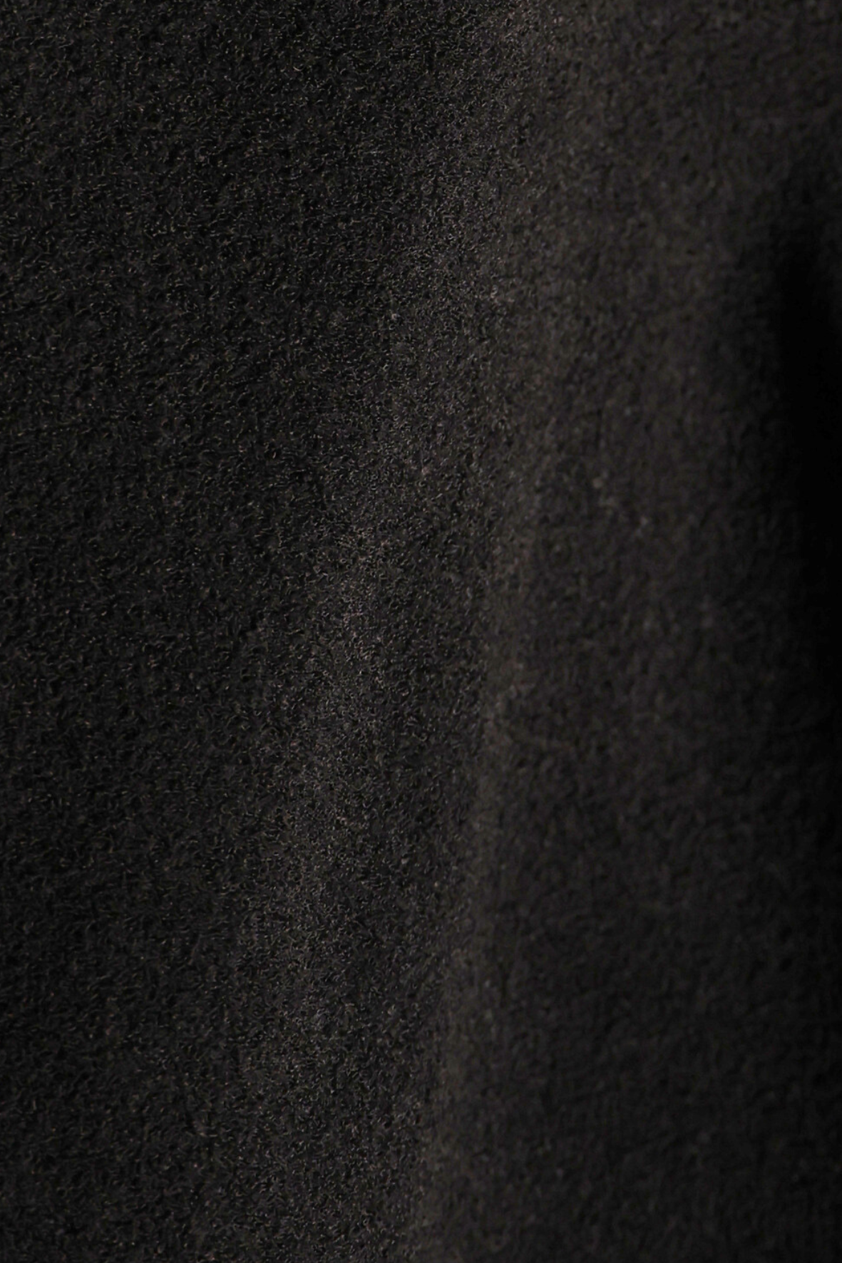 Wide Leg Boucle Black