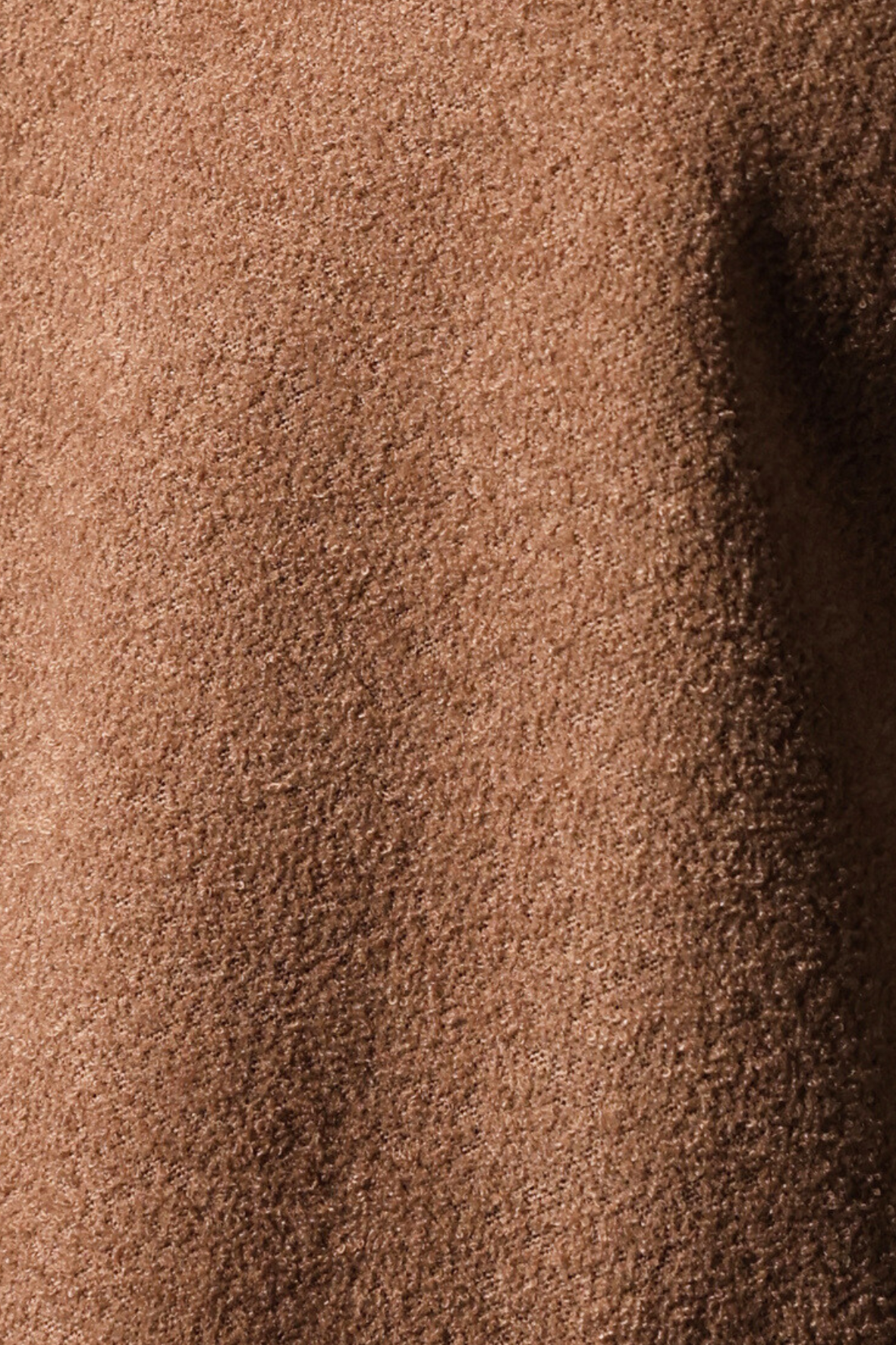 Long Sleeve Cropped Boucle Brown