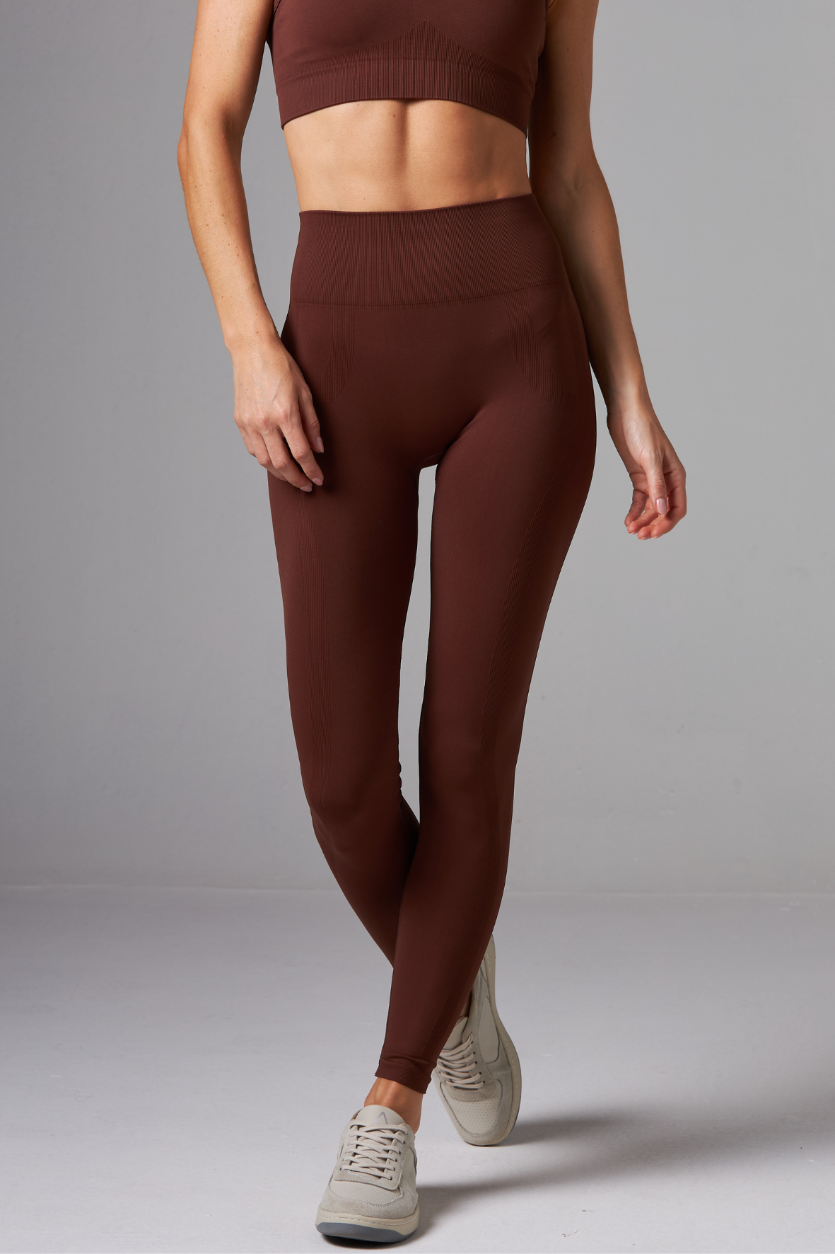 Legging Caos Seamless Dark brown