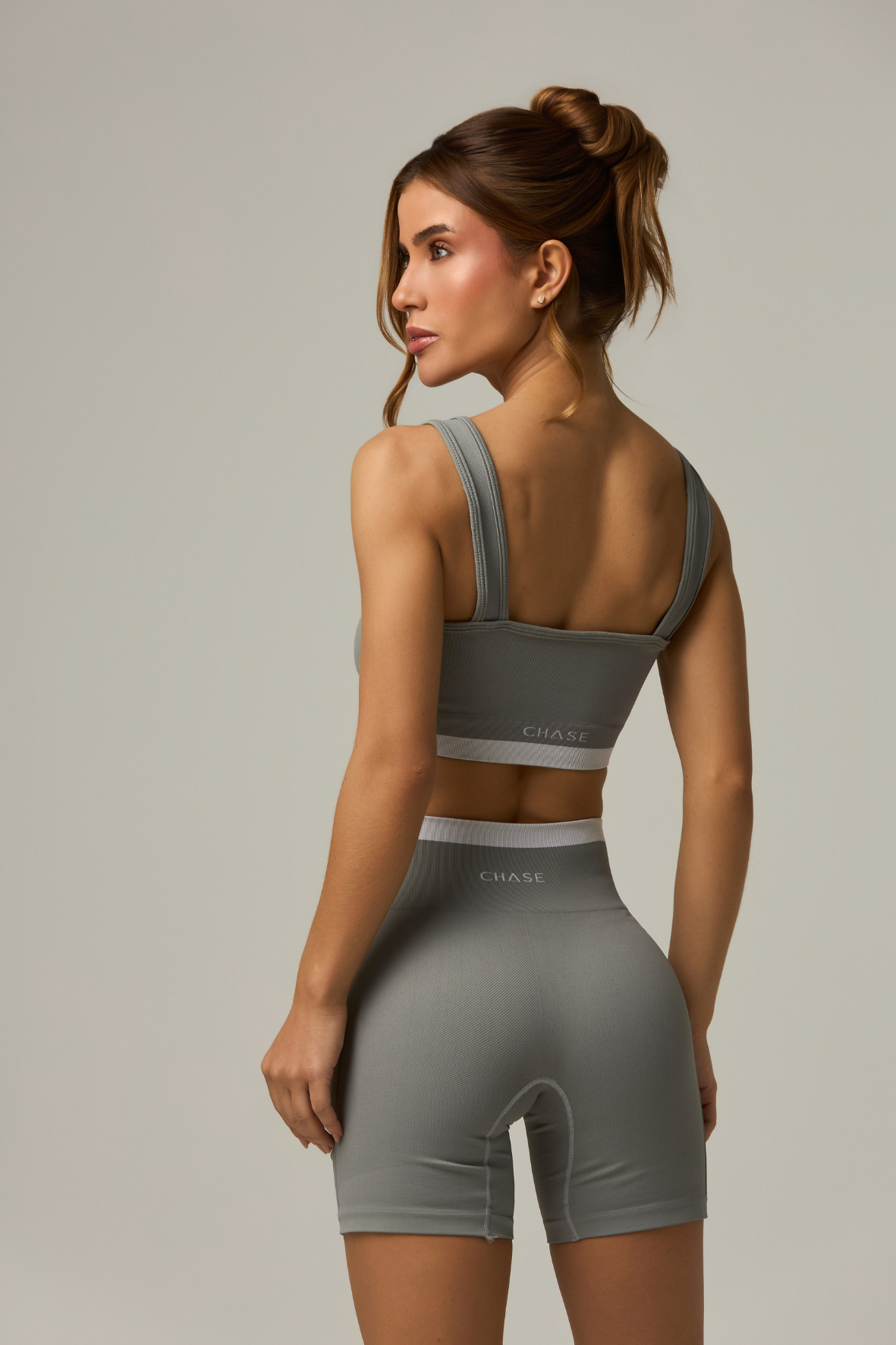 Top Stripe Seamless Dark Grey
