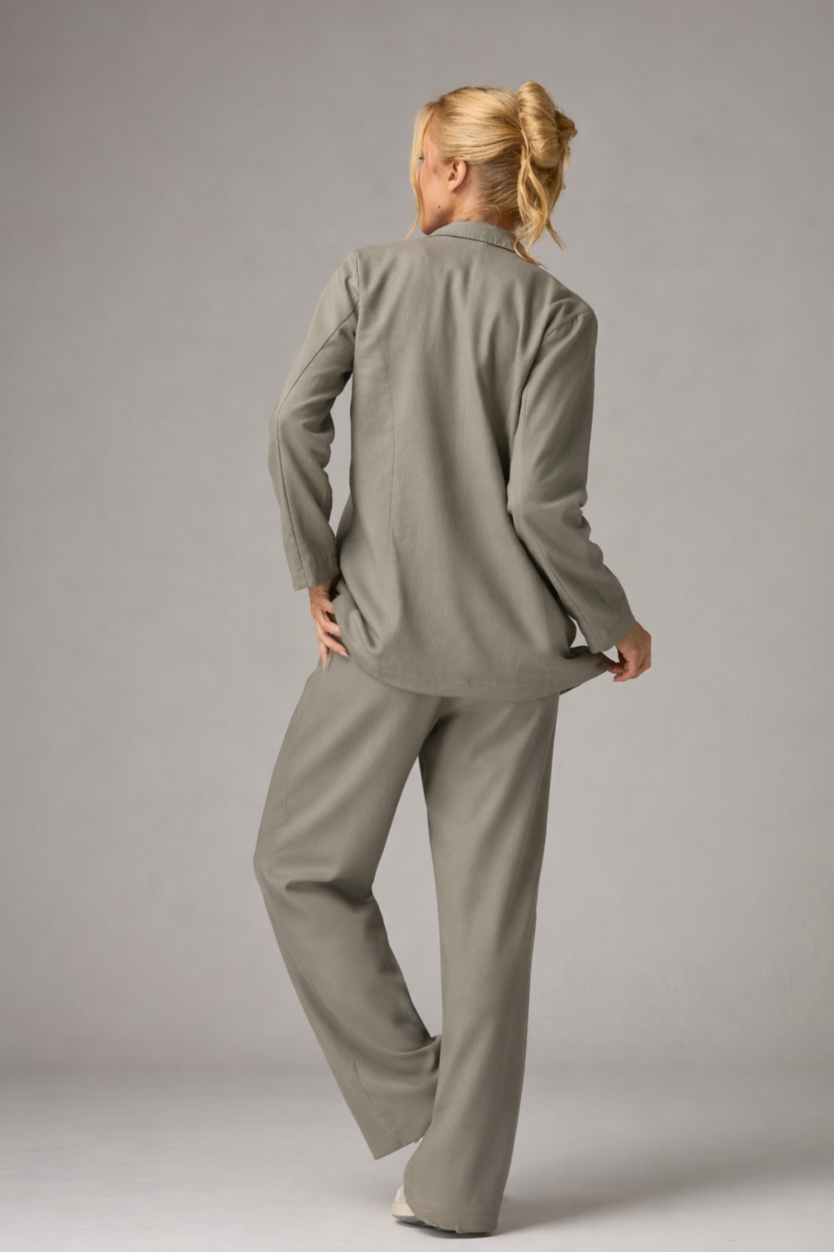 Calça Wide Pants Linho Rattan