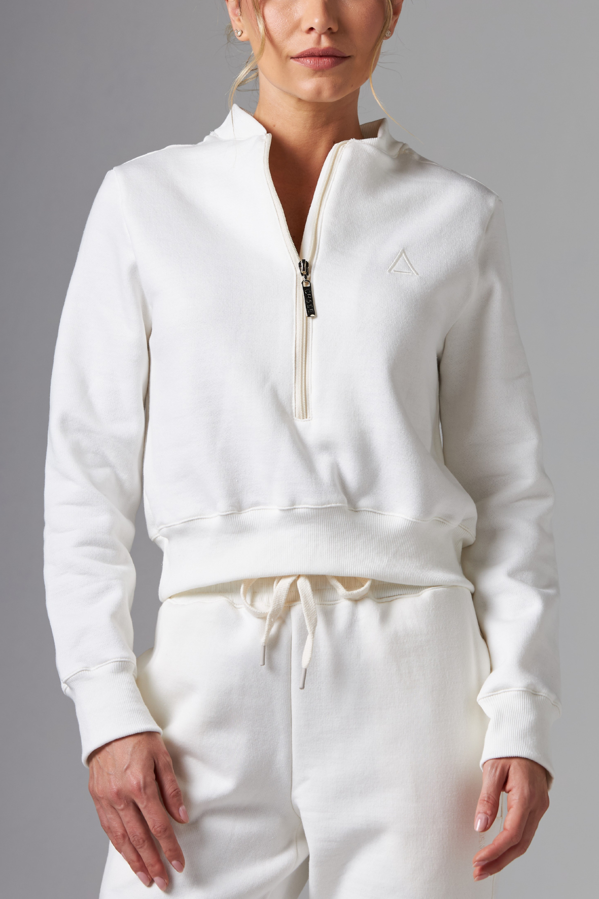 Moletom Zip Off White