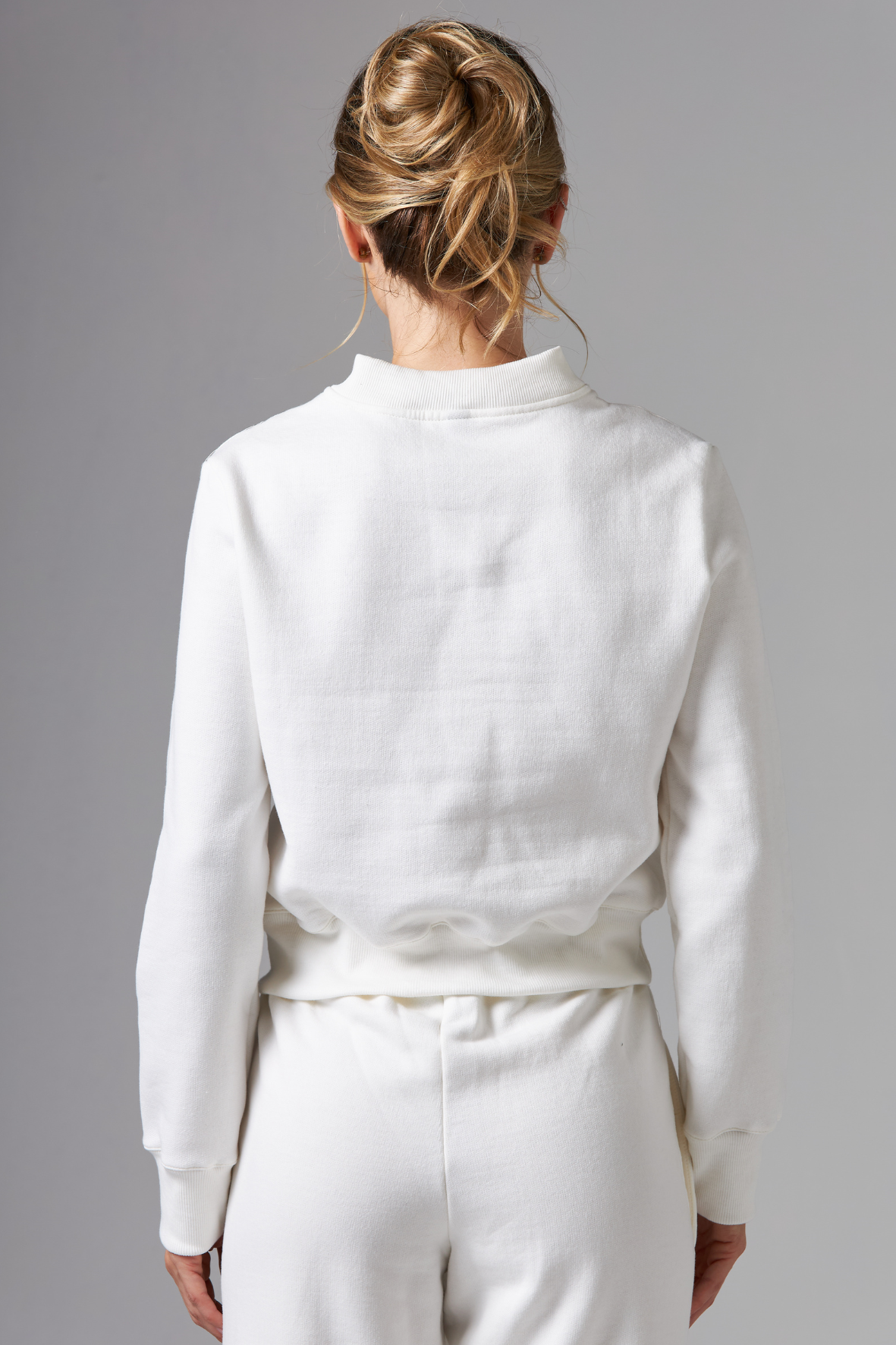 Moletom Zip Off White