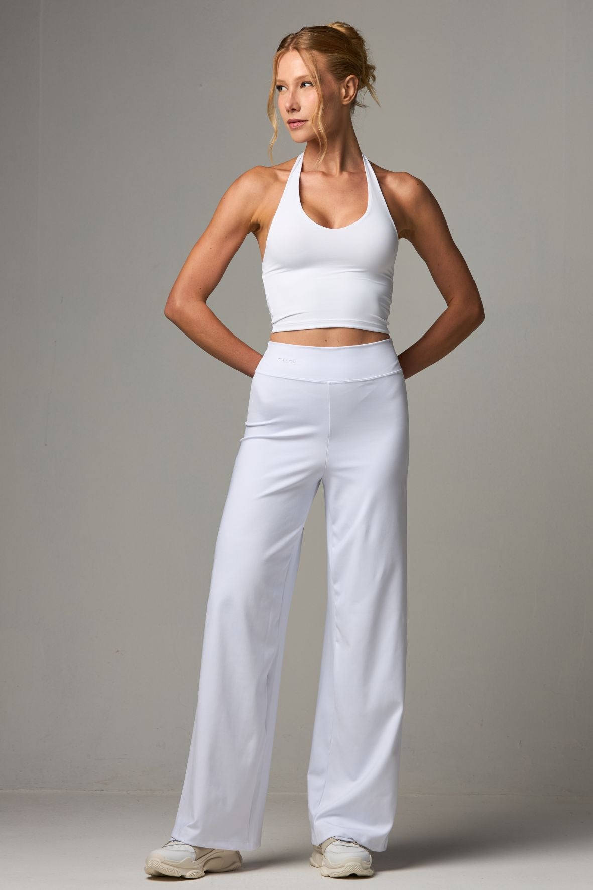 Pants Wide Tailor White
