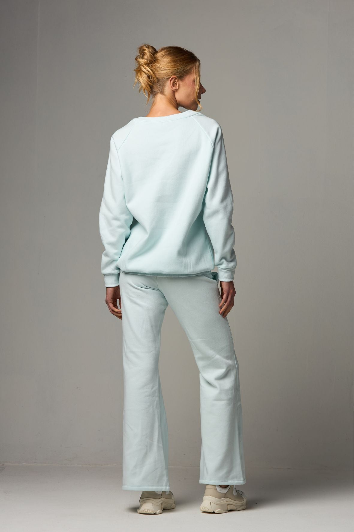Calça Moletom Straight Flare Ice Melt