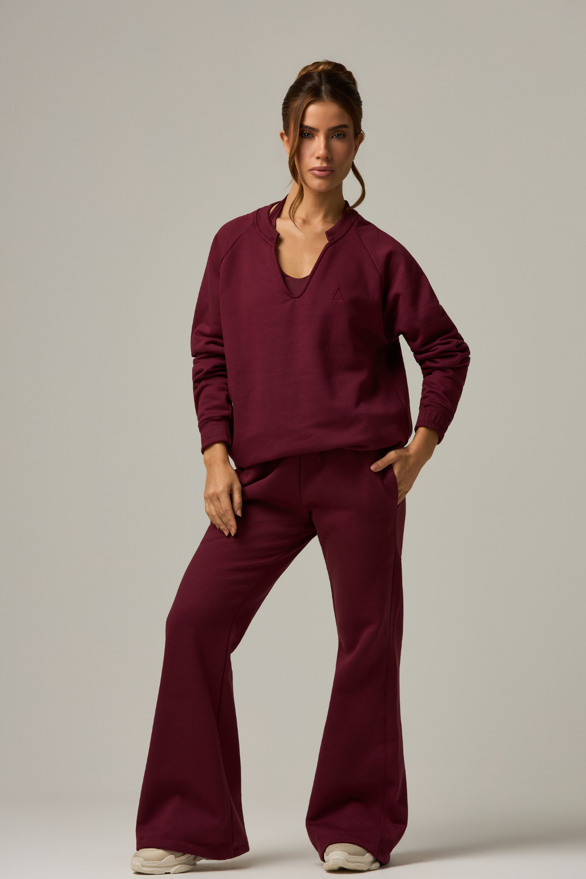 Blusa Moletom Gentle Burgundy