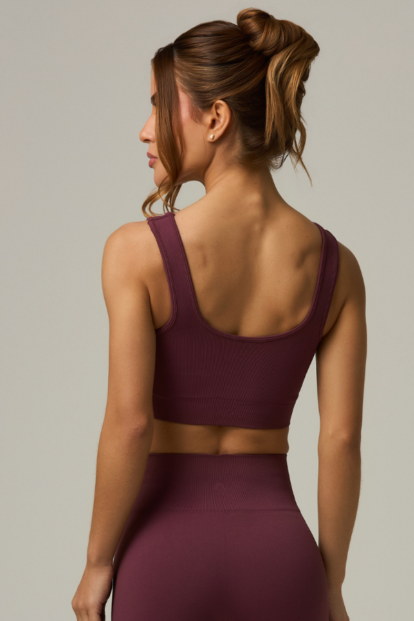 Top Outsider Seamless Burgundy