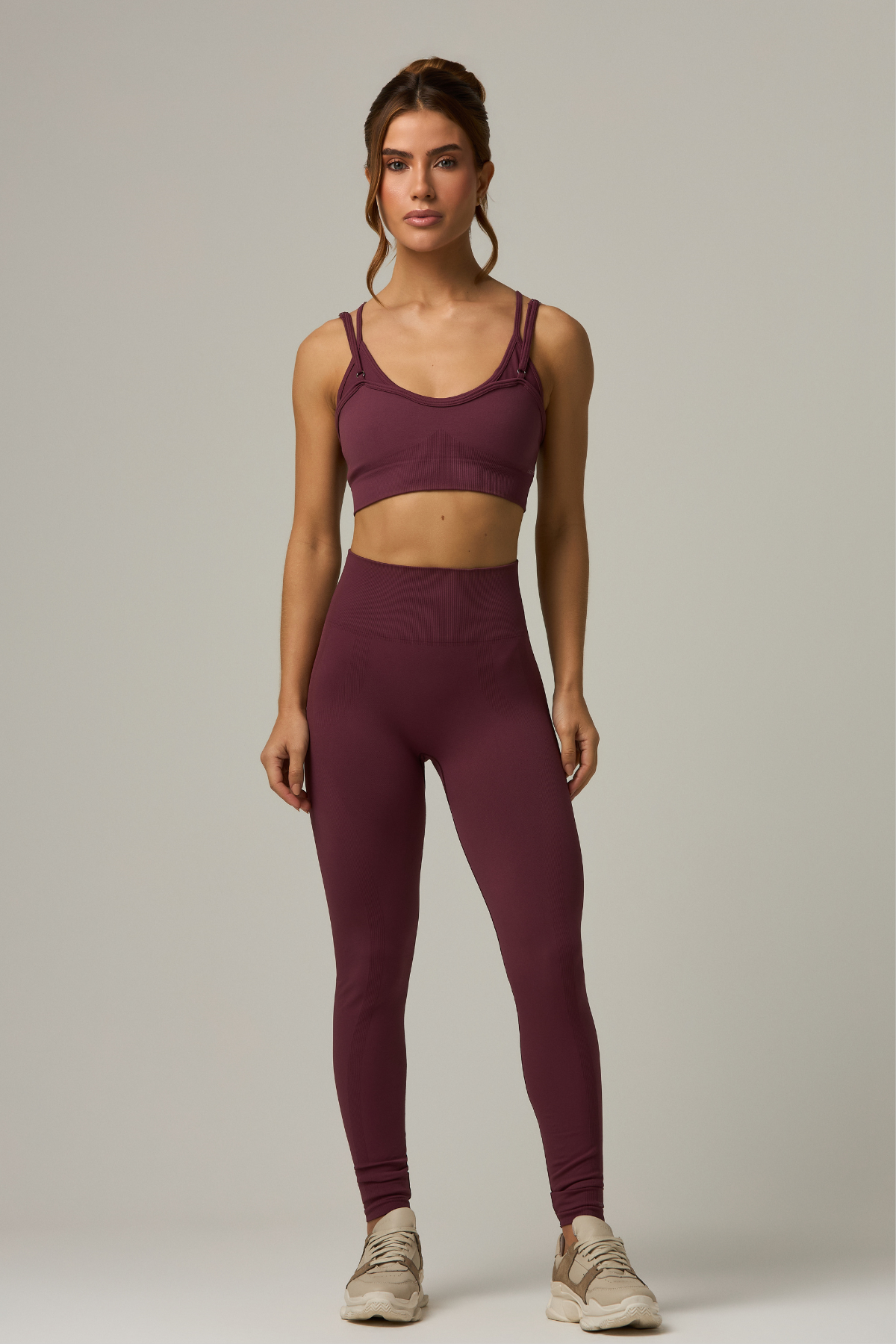 Legging Caos Seamless Burgundy