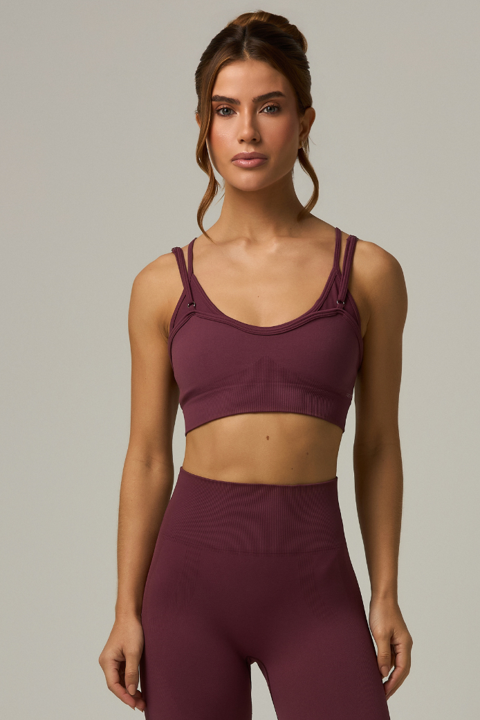 Top Caos Seamless Burgundy