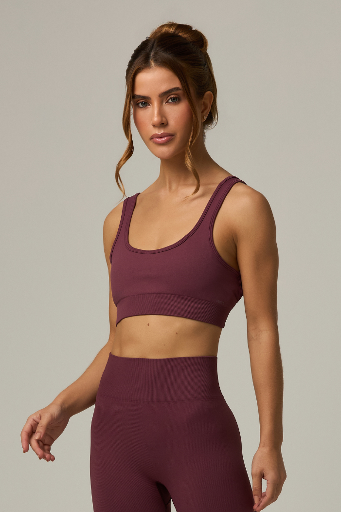 Top Brawny Seamless Burgundy