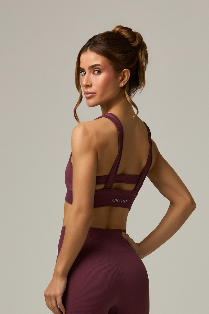 Top Brawny Seamless Burgundy