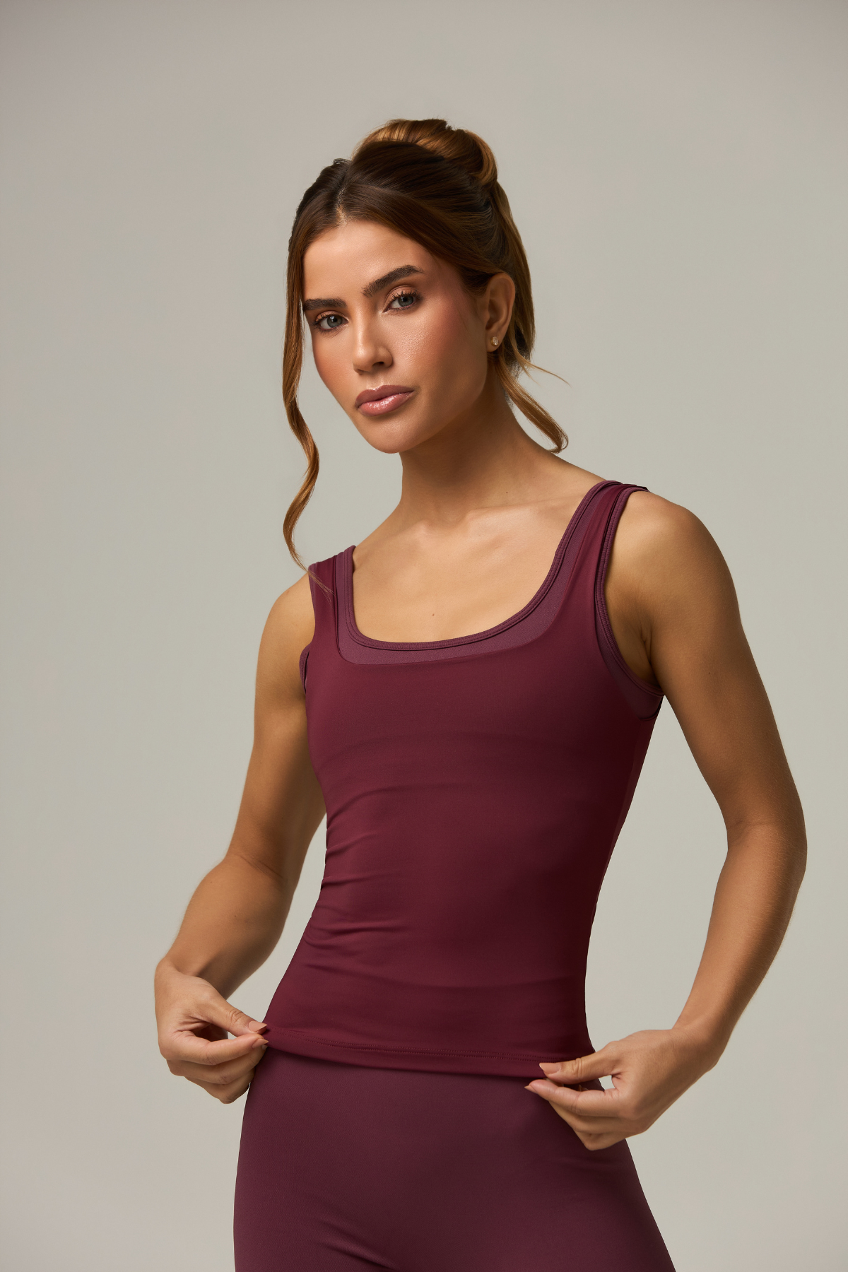 Tailor Tank Burgundy