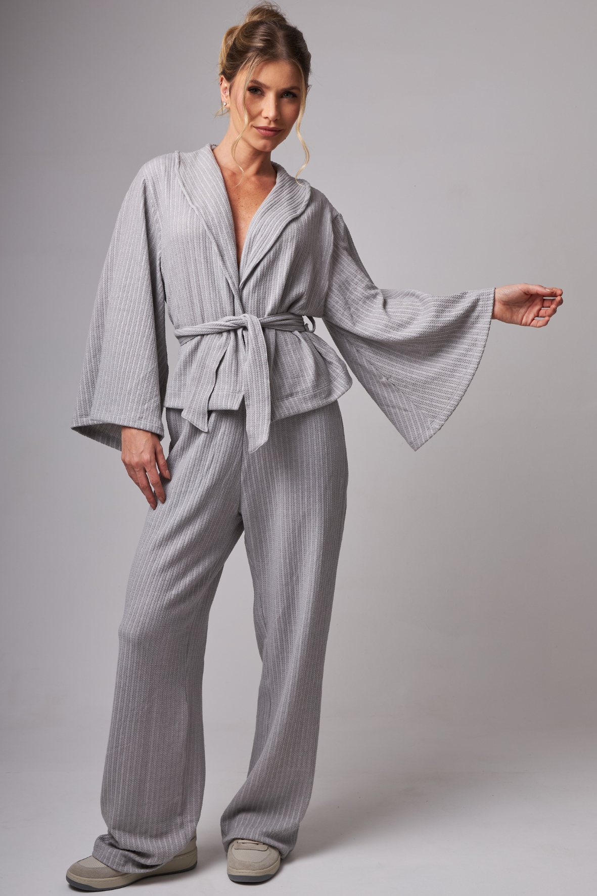 Kimono Light Tricot Grey