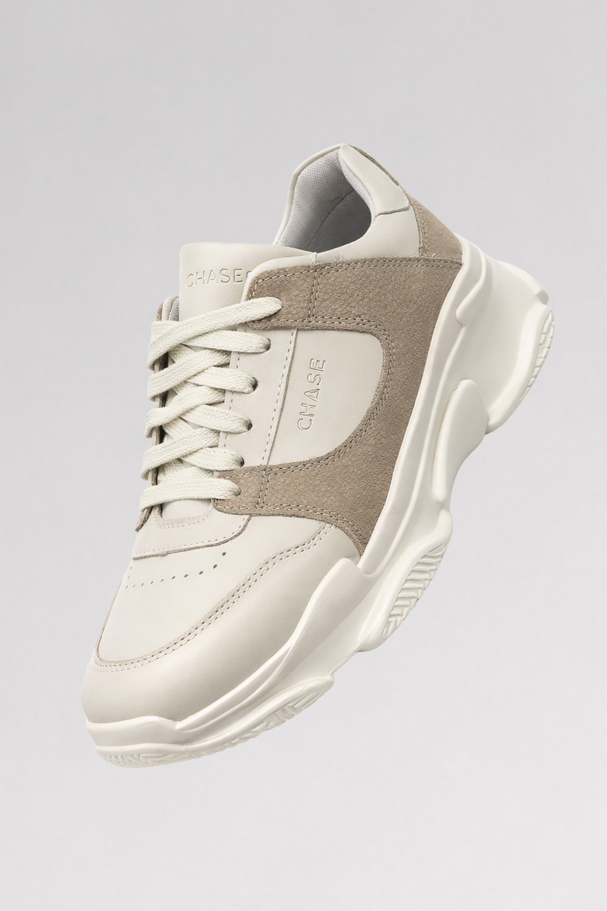 Chase Sneakers High Gray Brown