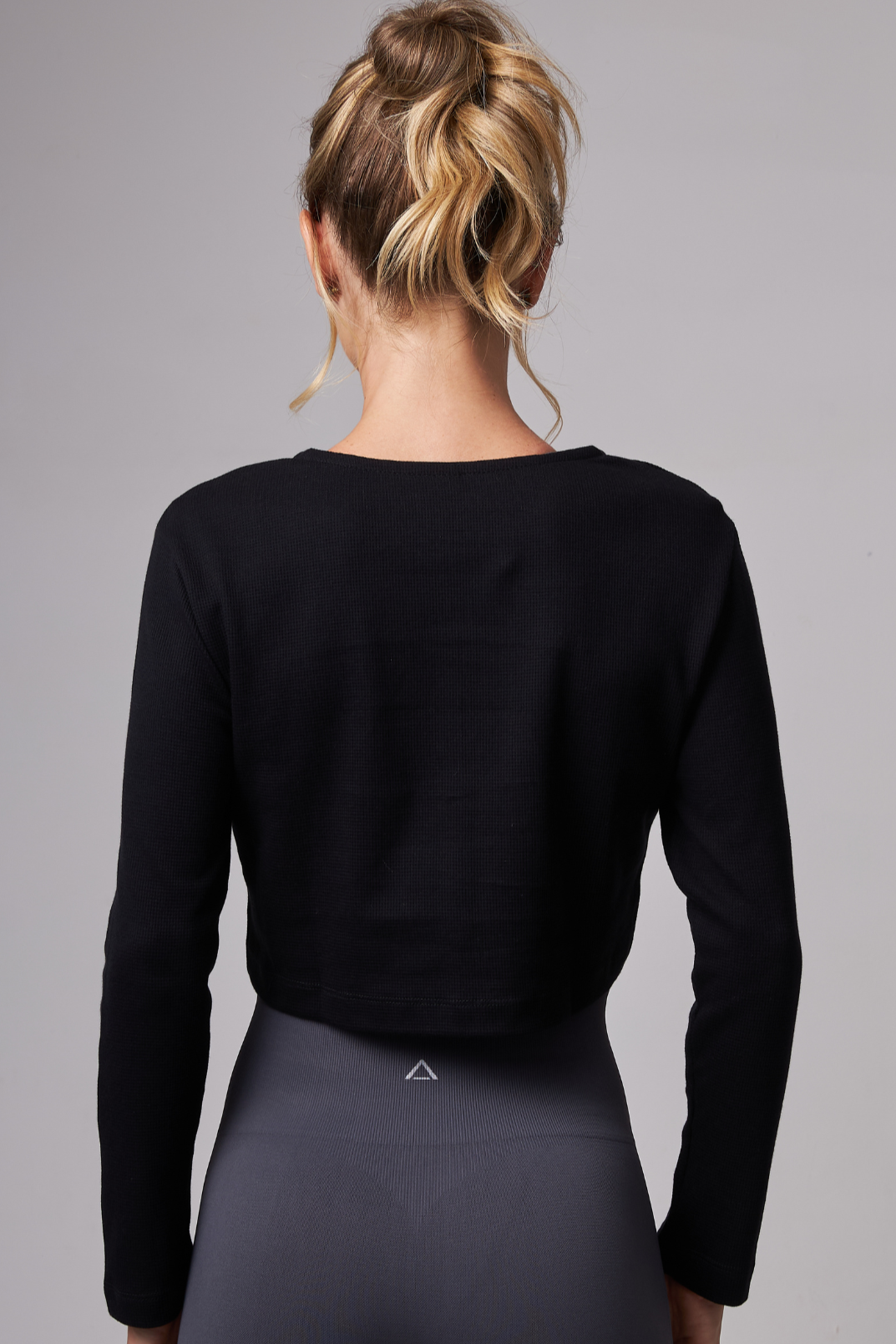 Long Sleeve Wrap Black