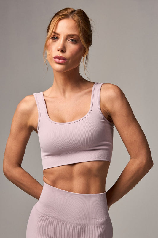 Top Outsider Seamless Burnished Lilac