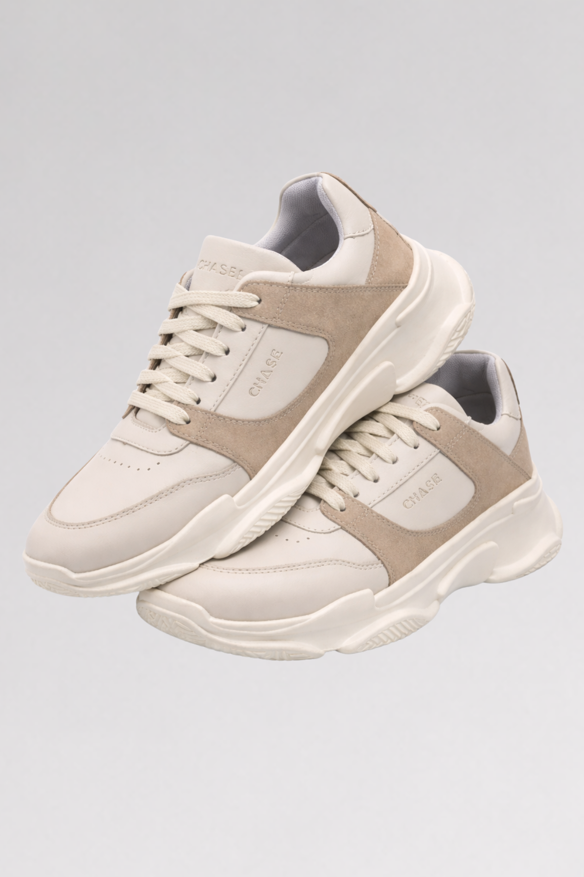 Chase Sneakers High Gray Brown