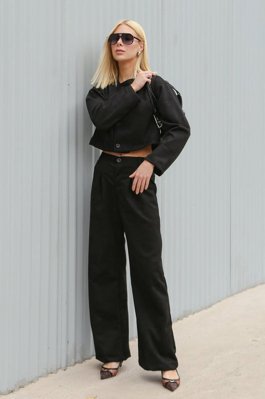 Wide Pants Traveler Black