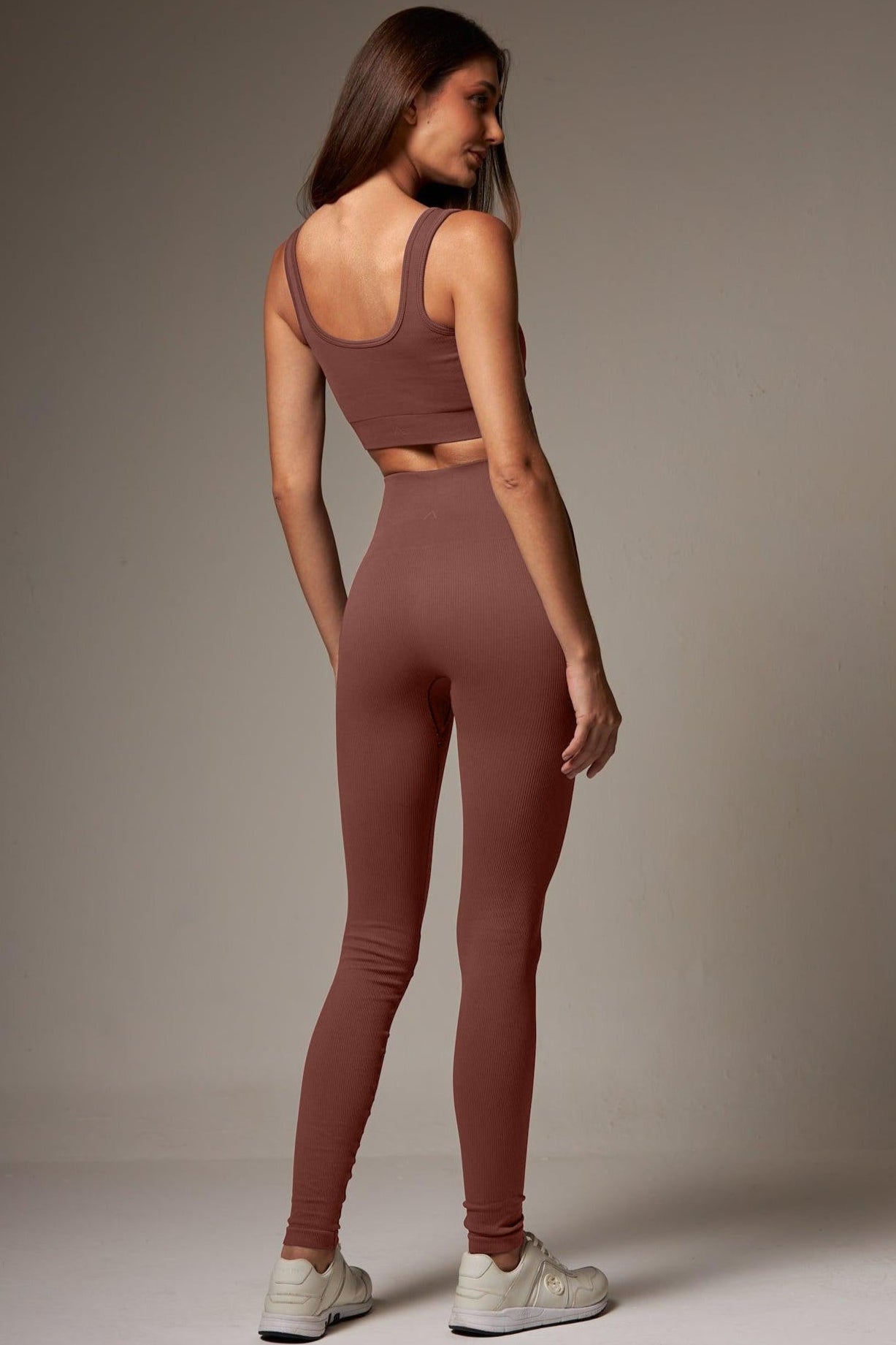 Legging Outsider Seamless Middle Brown