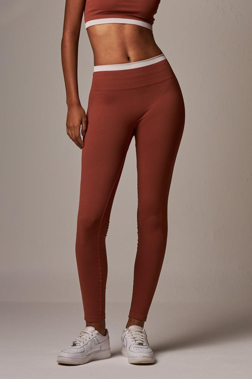 Legging Stripe Seamless Red Oak - chasebrasil.com